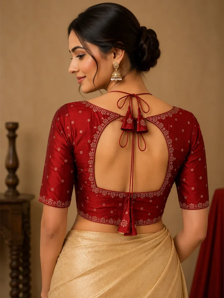 Blouse design 9 back